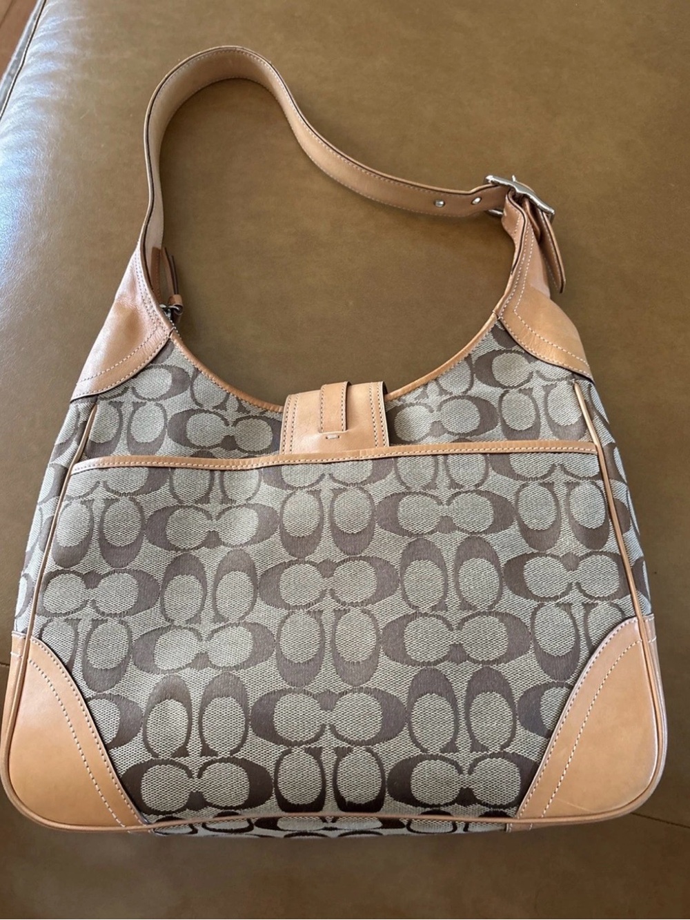 Coach Signature Hobo Purse E05K-8K03 Vintage Shoulder Tote - Picture 2 of 15
